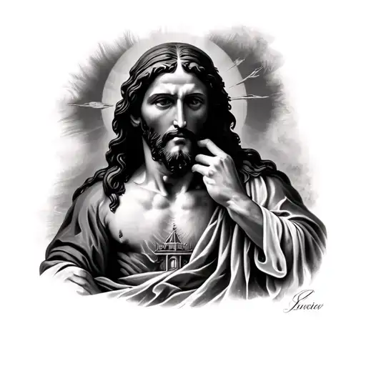 Realism Jesus Sleeve