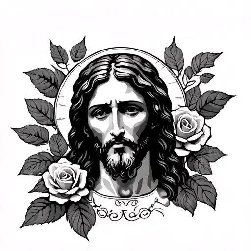 Jesus And Roses