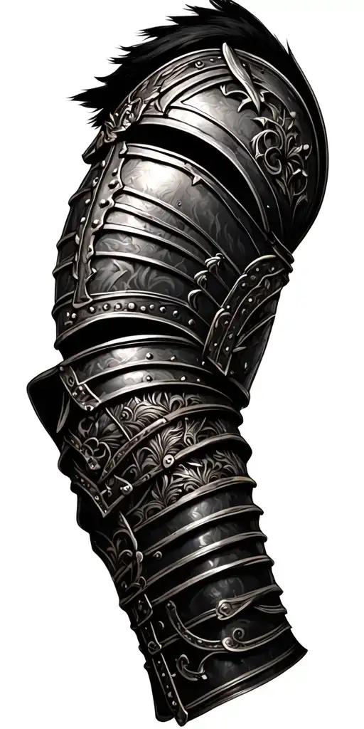Gladiator Arm Armour Tatoo