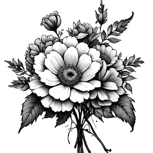 Birth Flower Bouquet