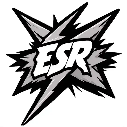 Esr With An Lightning Bolt Behind It