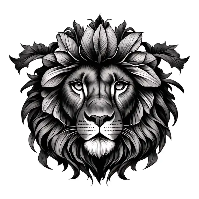 Papilionanthe Miss Joaquim The Flower Combined With A Lion