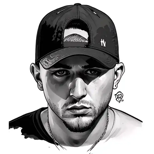 Eminem Face Portrait