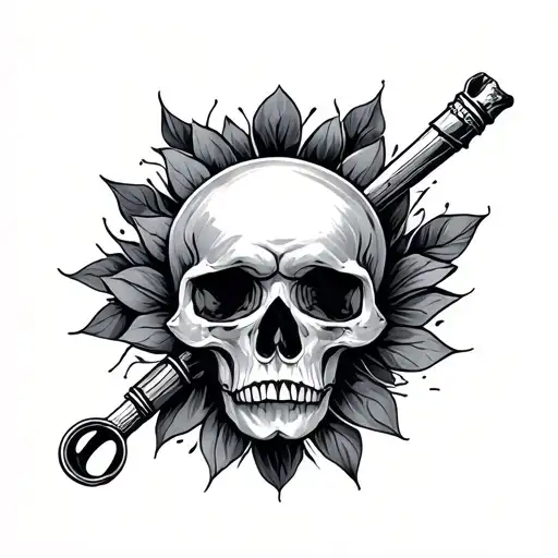A Tatoo That Can Be Useful Tools And Instruments