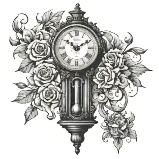 Grandfather Clock With Pendelum