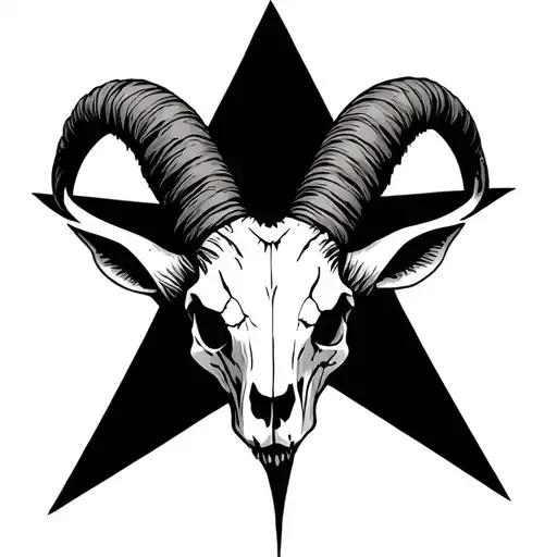 Lea Star And Goat Skull