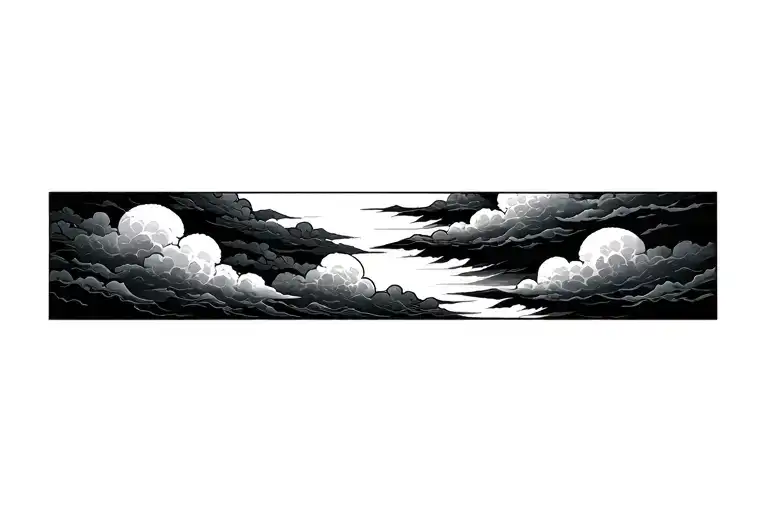 Japanese Clouds Floating