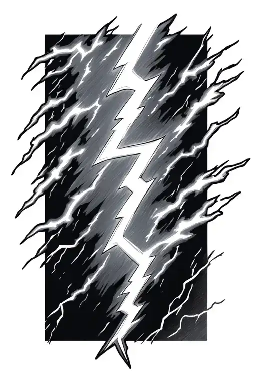 Single Bolt Of Lightning