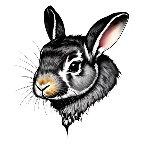 Rabbit Head Fierce Impression
