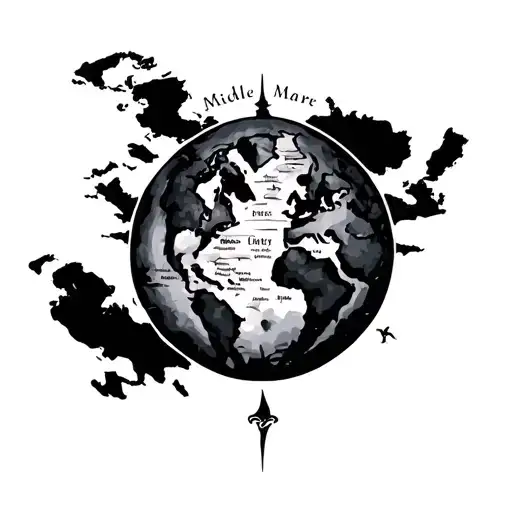 Middle Earth Map