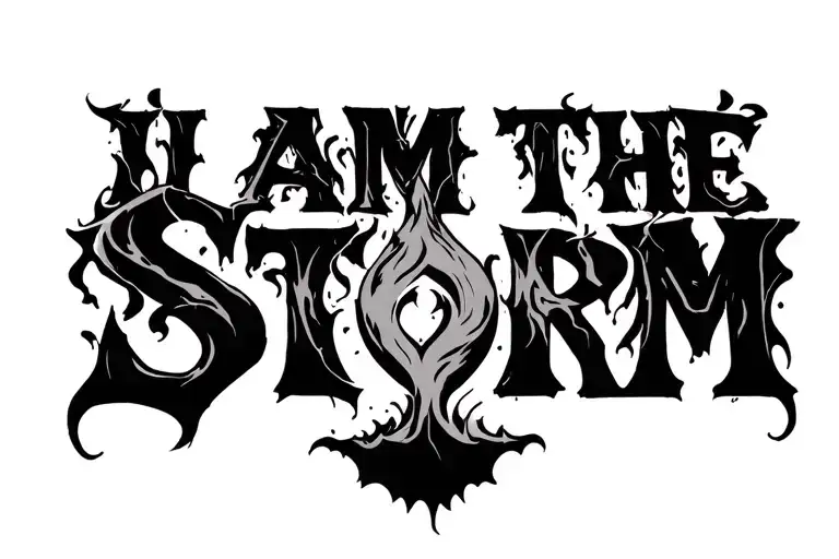 I Am The Storm Text