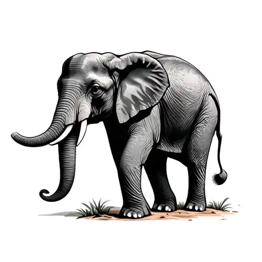 Elephant And Jungle