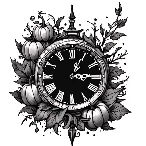 Clock And Name Lea And October