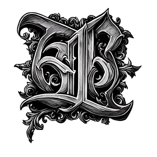 Gothic Letter Background