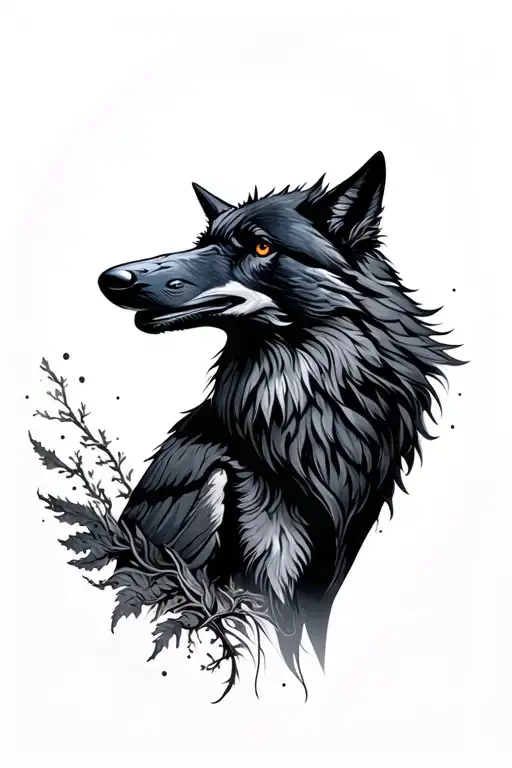 Wolf And Raven