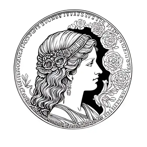 Mother On A Coin