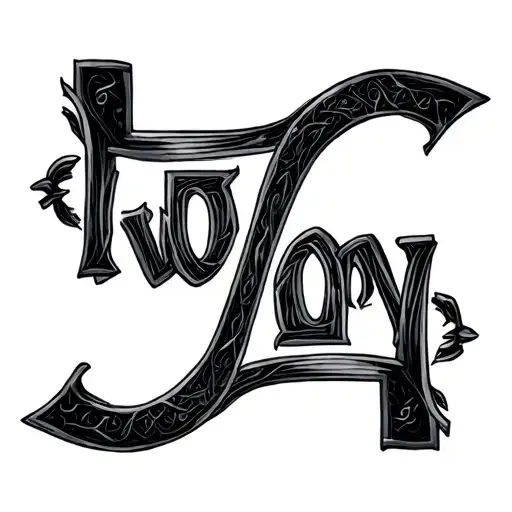 Two Word Ambigram Generator