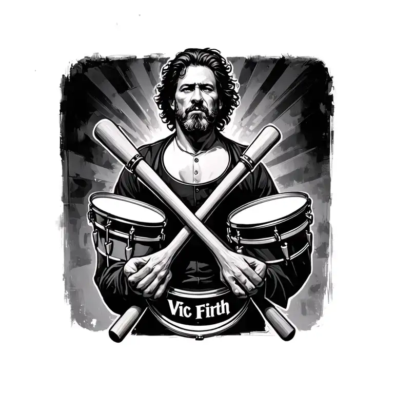 Vic Firth Jam Master Drumsticks Crossed