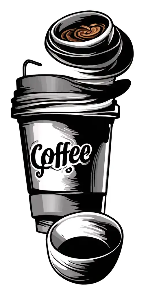 Coffee Cup Surrounded