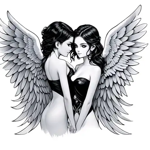 Brother Sister Bond Using Wings