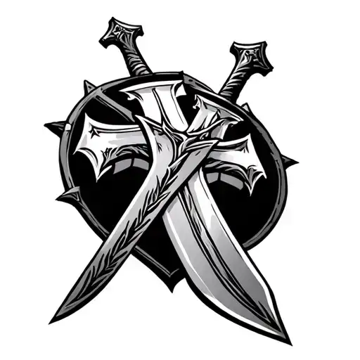 Christian Sword And Cross