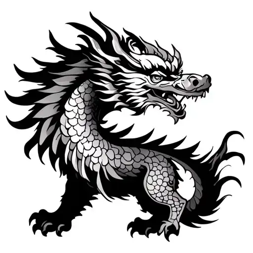 Tattoo Japon Dragon Phenix Tori Samurai Sakura Foo Dog
