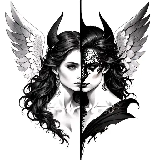 Half Angel And Half Devil