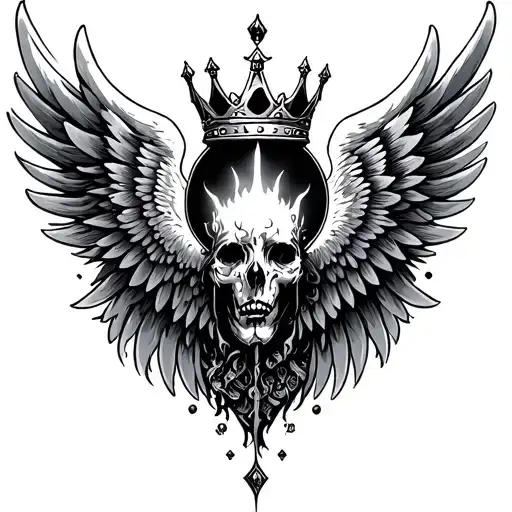 Spiritual Power Wings Crown