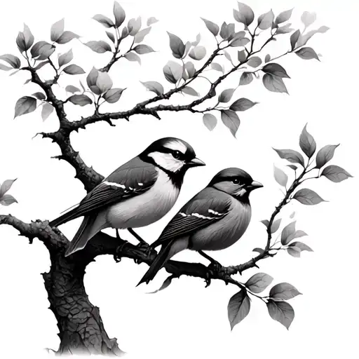 3 Birds In A Tree