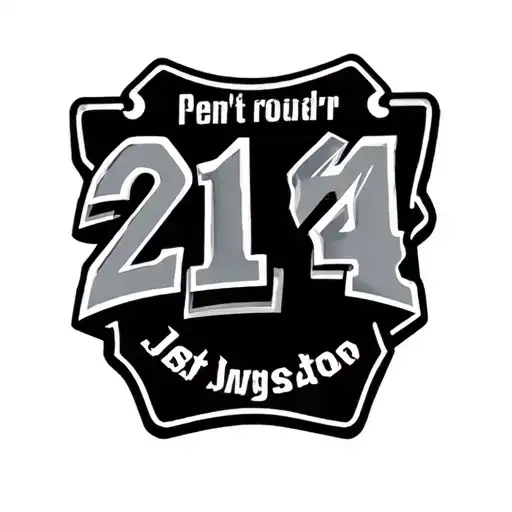 Dirtbike Number Plate Black 214 Just Front Number Plate