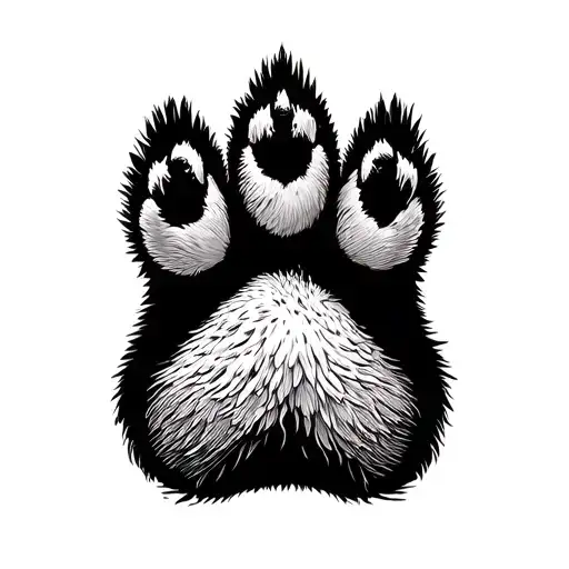Goose Paw Print