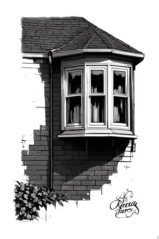 Outside Of A Bay Window