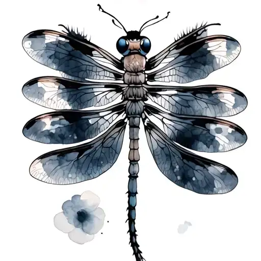 Watercolor Dragonfly