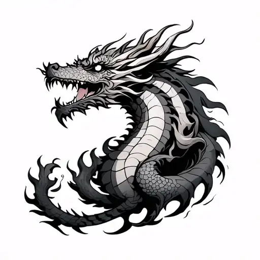 Fire Dragon Arm Wrap My Arm