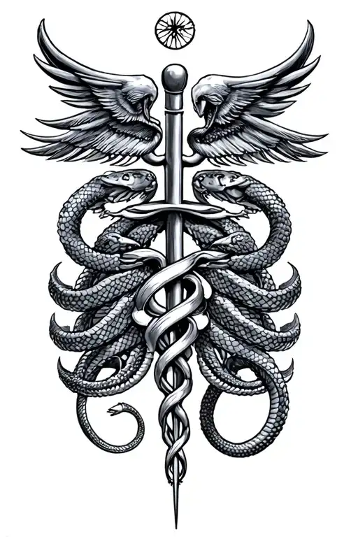 Caduceus Vipers Diseased Lungs