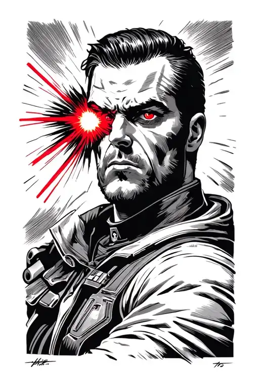 Homelander Shooting Red Laser From His Eyes