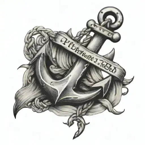 Anchor With Psalm 23 Verse