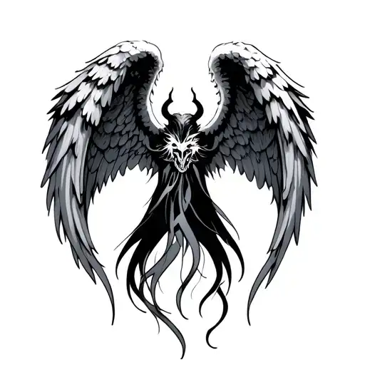 Angel And Demon Wings