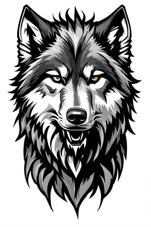 Norse Wolf Head