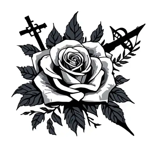 Crosses And Roses