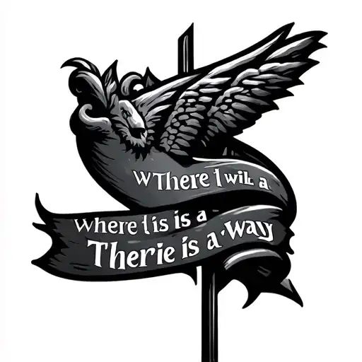 Where There Is A Will There Is A Way Symbol