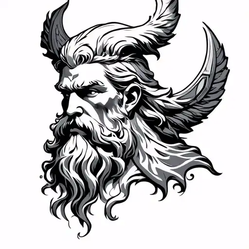 Zeus Thor Odin Mythic Tatoo
