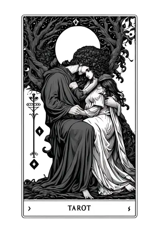 Tarot Lovers Men Simple