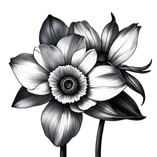 2 Aster 1 Narcissus