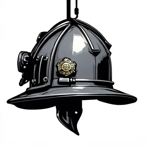 Firefighter Helmet Hanging