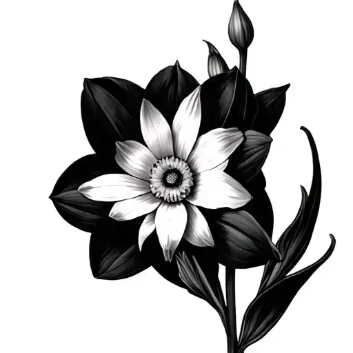 2 Aster 1 Narcissus