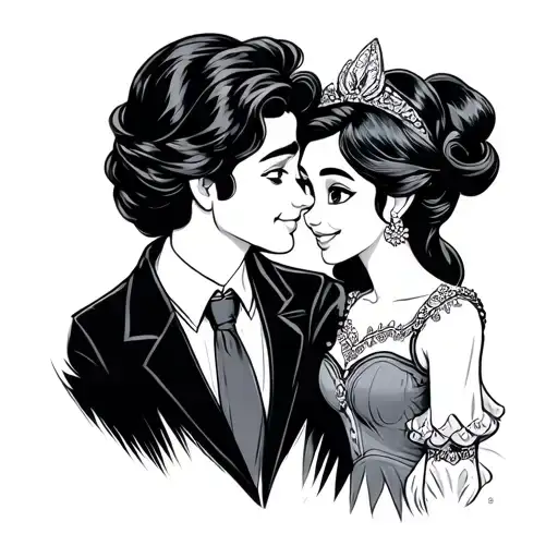 Couple Tattoo India K T Disney