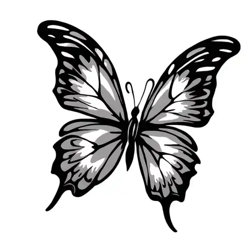 Tribal Butterfly Made