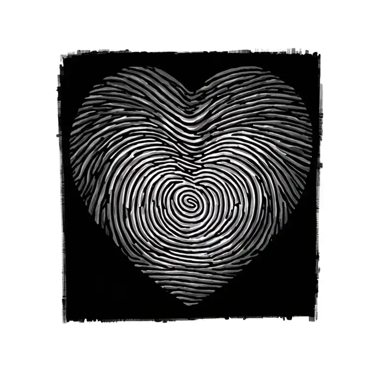 Fingerprint Heart