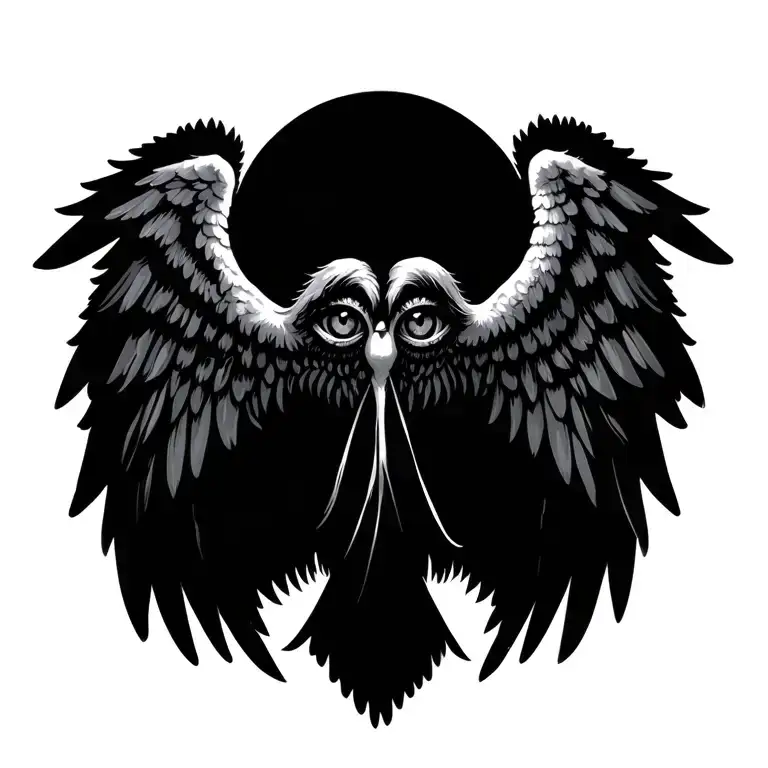 Angel Wings With Eyes